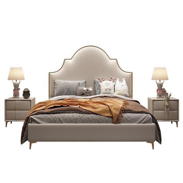 baby cribs children's room bed boy simple modern youth single bed1.5beige light luxury leather kid bed1.2rice
baby cribs children's room bed boy simple modern youth single bed1.5beige light luxury leather kid bed1.2rice
