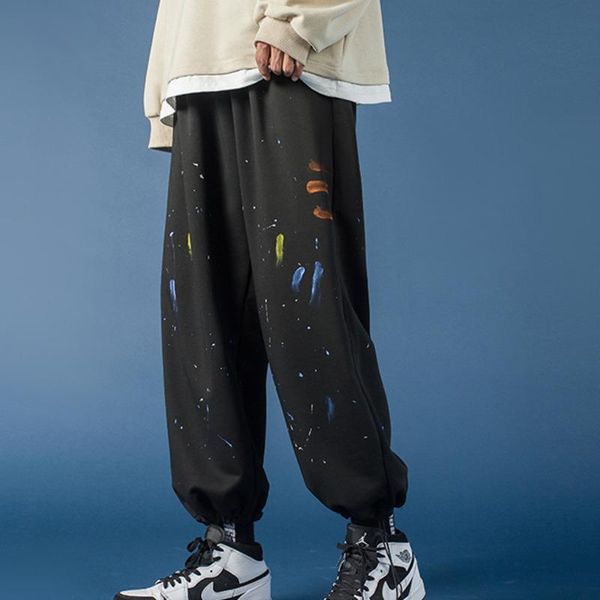 men's pants #5042 black wide leg hip hop printed casual sports loose korean streetwear tie feet fashion pantalon homme spring
men's pants #5042 black wide leg hip hop printed casual sports loose korean streetwear tie feet fashion pantalon homme spring