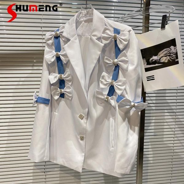 women's suits & blazers 2021 spring summer elegant rhinestone butterfly shoulder strap blazer women fashion casual water blue white bus, White;black
women's suits & blazers 2021 spring summer elegant rhinestone butterfly shoulder strap blazer women fashion casual water blue white bus, White;black