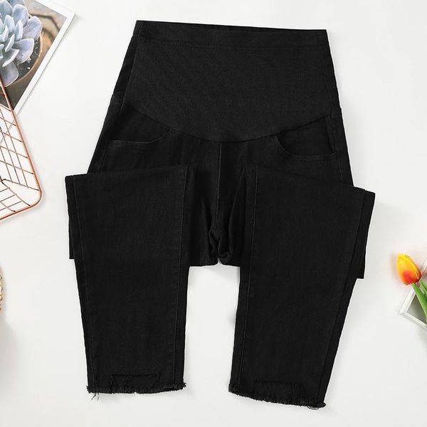 maternity bottoms 2021 winter pregnant women cotton jeans abdomen haroun pants black high waist tassel hem denim trousers skinny, White
maternity bottoms 2021 winter pregnant women cotton jeans abdomen haroun pants black high waist tassel hem denim trousers skinny, White