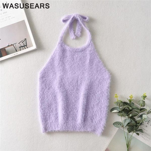 women's tanks & camis crop women solid knitted camisole korean halter purple cami ladies lace up mohair slim, White
women's tanks & camis crop women solid knitted camisole korean halter purple cami ladies lace up mohair slim, White