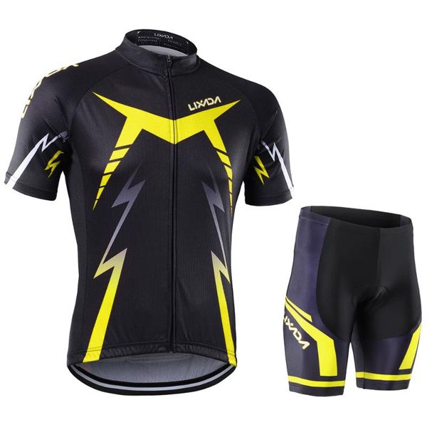 racing sets lixada cycling clothing set jersey bicycle shirt shorts short sleeve with 3d cushion protection pants, Black;blue
racing sets lixada cycling clothing set jersey bicycle shirt shorts short sleeve with 3d cushion protection pants, Black;blue