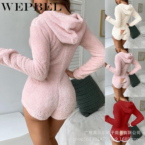 women's jumpsuits & rompers mandylandy women spring autumn plush zipper romper short playsuit lady casual hooded jumpsuit overalls home, Black;white
women's jumpsuits & rompers mandylandy women spring autumn plush zipper romper short playsuit lady casual hooded jumpsuit overalls home, Black;white