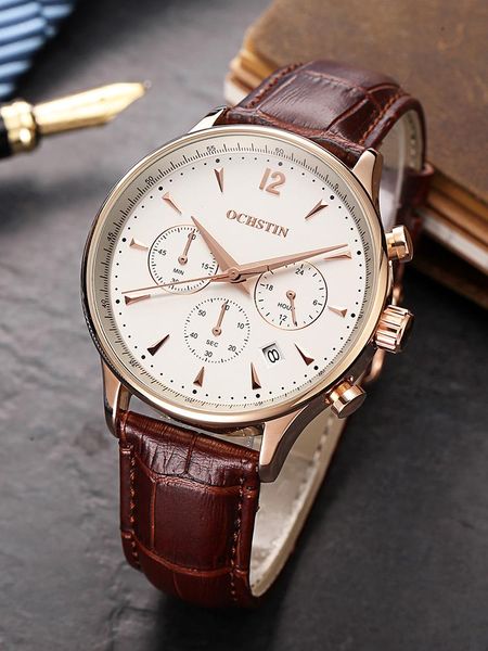 wristwatches ochstin 2021 men watches brands casual leather chronograph waterproof automatic date quartz man watch relogio masculino, Slivery;brown
wristwatches ochstin 2021 men watches brands casual leather chronograph waterproof automatic date quartz man watch relogio masculino, Slivery;brown
