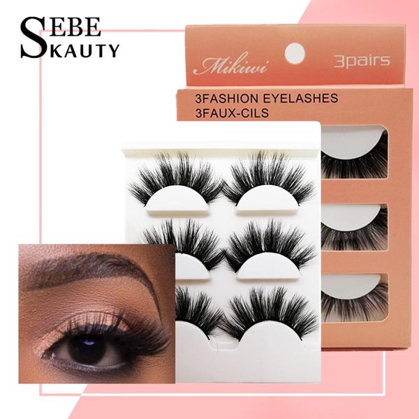 false eyelashes 3pairs dramatic natural long soft handmade synthetic silk crisscross full strip fake eye lashes makeup wholesale
false eyelashes 3pairs dramatic natural long soft handmade synthetic silk crisscross full strip fake eye lashes makeup wholesale
