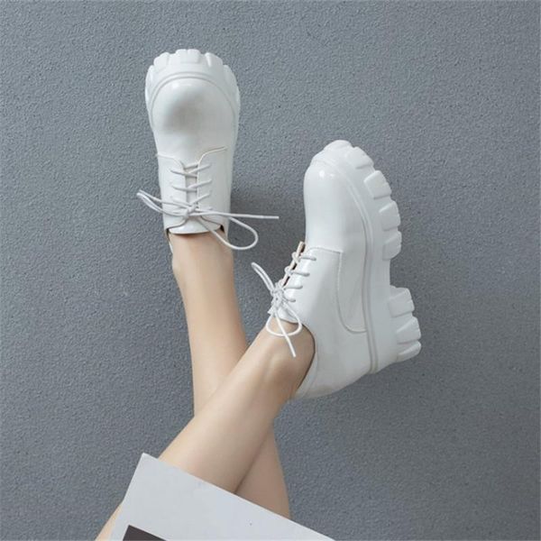 dress shoes pxelena 2021 spring autumn est women hidden wedge high heels platform creepers lace up patent leather lady pumps plus size 43, Black
dress shoes pxelena 2021 spring autumn est women hidden wedge high heels platform creepers lace up patent leather lady pumps plus size 43, Black