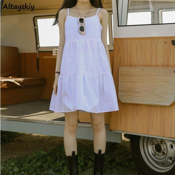 casual dresses women sleeveless solid elegant tender fairy above knee sweet lovely ruffles trendy kawaii japan style retro teens a-line, Black;gray
casual dresses women sleeveless solid elegant tender fairy above knee sweet lovely ruffles trendy kawaii japan style retro teens a-line, Black;gray