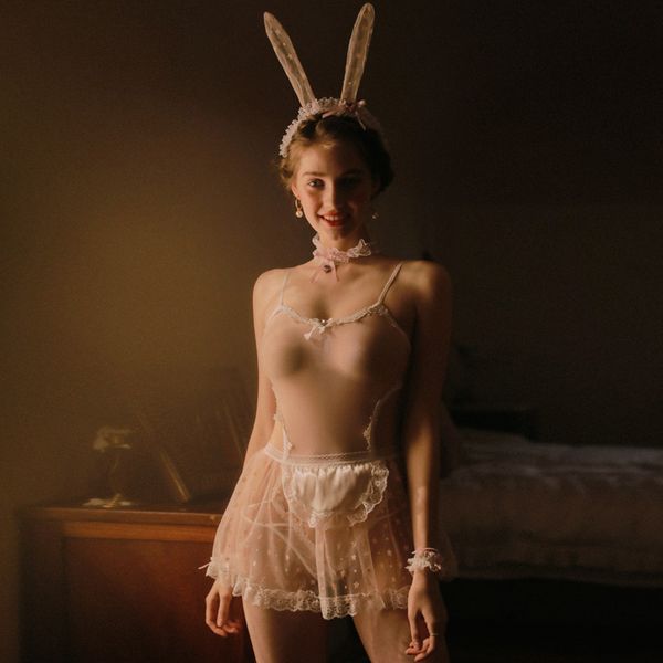 2021fairy star print lace women babydoll rabbit bunny maid cosplay costume party erotic lingerie outfit fancy bodysuit jumpsuit, Black;white
2021fairy star print lace women babydoll rabbit bunny maid cosplay costume party erotic lingerie outfit fancy bodysuit jumpsuit, Black;white