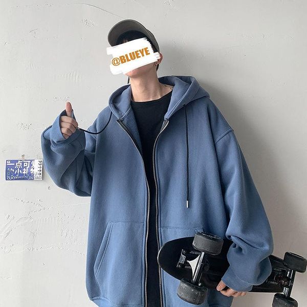 men's hoodies & sweatshirts male plush thickened cardigan mainly promotes autumn hooded sweater student mens clothing fleece coat 2021, Black
men's hoodies & sweatshirts male plush thickened cardigan mainly promotes autumn hooded sweater student mens clothing fleece coat 2021, Black