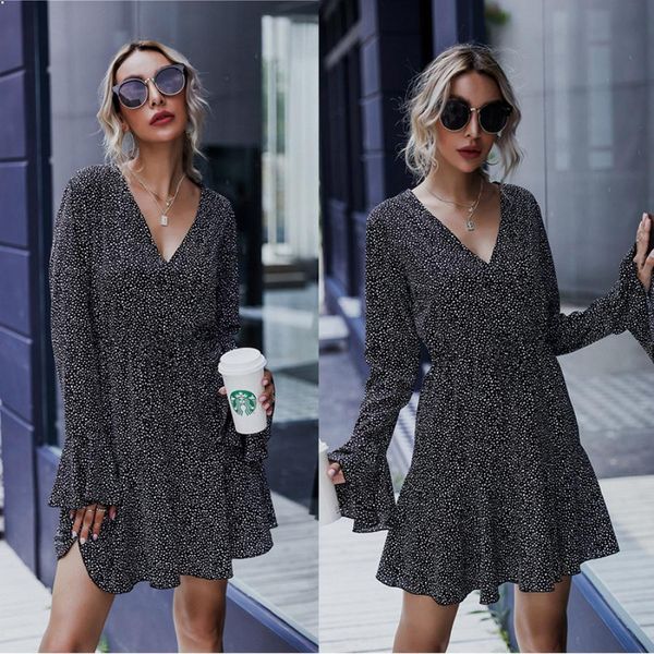 casual women designers dress long sleeves woman clothing plus size clothes black blouses summer dresses made in china outfits 2021 vintage s, Black;gray
casual women designers dress long sleeves woman clothing plus size clothes black blouses summer dresses made in china outfits 2021 vintage s, Black;gray