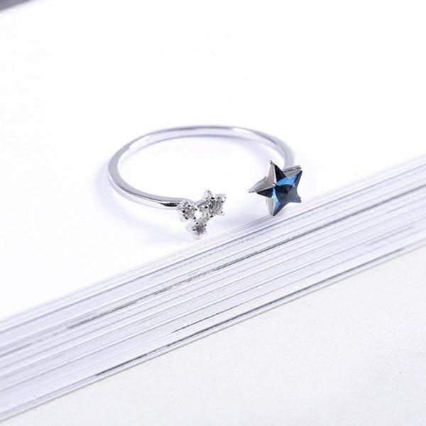 wedding rings 925 sterling silver exquisite blue crystal sparkle diamond open ring fashion women's party high jewelry trend accessories, Slivery;golden
wedding rings 925 sterling silver exquisite blue crystal sparkle diamond open ring fashion women's party high jewelry trend accessories, Slivery;golden
