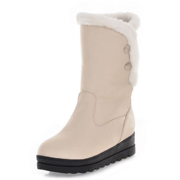 size 34-42 women mid calf boots flats slip on round toe shoes plush fur warm boots winter fashion women party footwear, Black
size 34-42 women mid calf boots flats slip on round toe shoes plush fur warm boots winter fashion women party footwear, Black