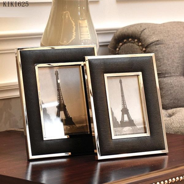frames home decor european metal leather po frame household family portrait rectangular alloy couple wedding decoration
frames home decor european metal leather po frame household family portrait rectangular alloy couple wedding decoration
