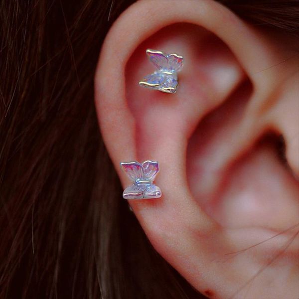 stud butterfly titanium steel earrings color screw ball ear bone clip exquisite super fairy temperament ins wind women's girl jewelry, Golden;silver
stud butterfly titanium steel earrings color screw ball ear bone clip exquisite super fairy temperament ins wind women's girl jewelry, Golden;silver