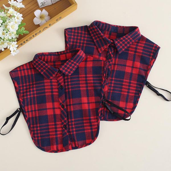 plaid shirt fake collar for women detachable half removable false blouse vestido nep kraagie bow ties, Black;gray
plaid shirt fake collar for women detachable half removable false blouse vestido nep kraagie bow ties, Black;gray