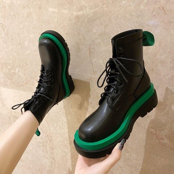boots 2021 thick-soled british style short women casual color matching women's shoes thick heel knight, Black
boots 2021 thick-soled british style short women casual color matching women's shoes thick heel knight, Black