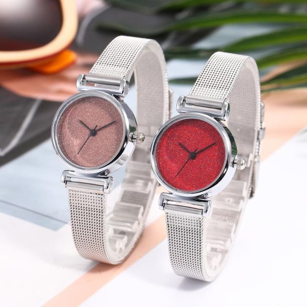 wristwatches drop women silver mesh belt starry sky watch casual luxury female clock ladies bracelet relogio feminino, Slivery;brown
wristwatches drop women silver mesh belt starry sky watch casual luxury female clock ladies bracelet relogio feminino, Slivery;brown