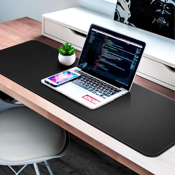 mouse pads & wrist rests large leather desk pad protector, pu mat blotters, blotter accessories decor ,black laptop
mouse pads & wrist rests large leather desk pad protector, pu mat blotters, blotter accessories decor ,black laptop