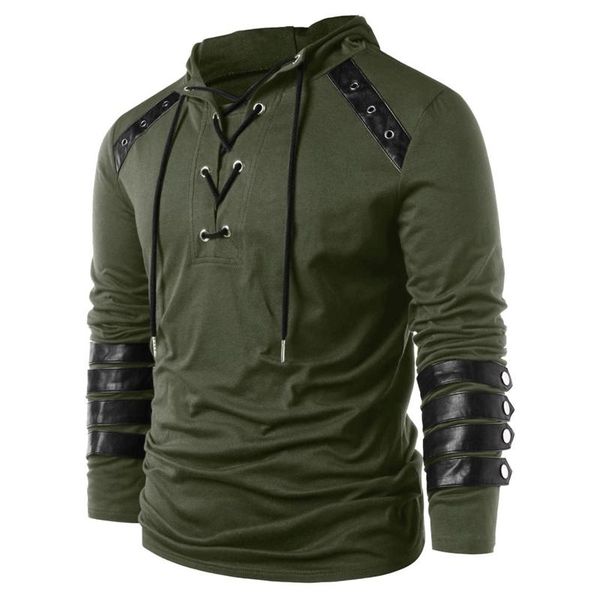 men's hoodies & sweatshirts men hoodie plus size punk pu leather long sleeve lace up black blue streetwear gothic casual hooded sweatsh
men's hoodies & sweatshirts men hoodie plus size punk pu leather long sleeve lace up black blue streetwear gothic casual hooded sweatsh