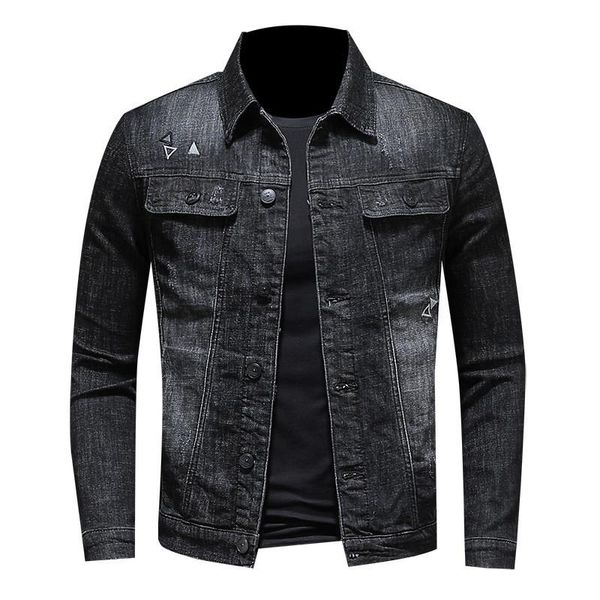 men's stretchy denim jacket slim fit classic jeans coat with embroidery fashion outerwaer for male big size m-4xl jackets, Black;brown
men's stretchy denim jacket slim fit classic jeans coat with embroidery fashion outerwaer for male big size m-4xl jackets, Black;brown