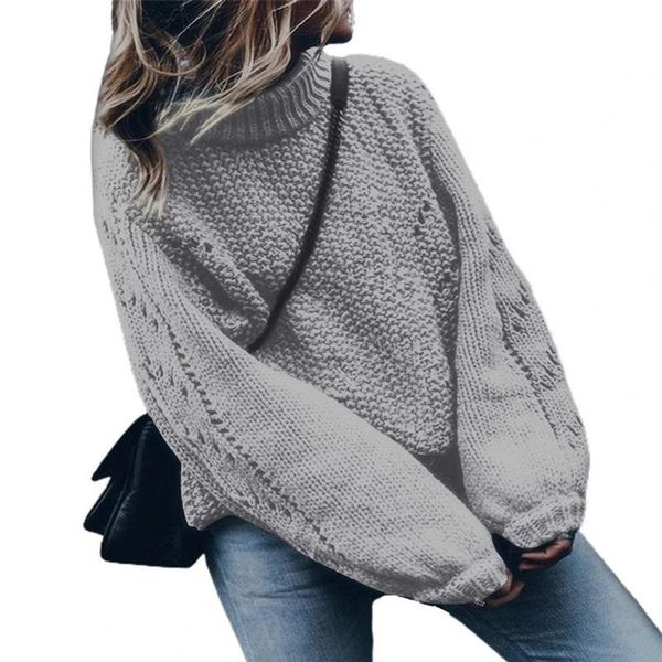 women's sweaters solid color half high collar knitted sweater women autumn winter hollow out long sleeve pullover streetwear jumper, White;black
women's sweaters solid color half high collar knitted sweater women autumn winter hollow out long sleeve pullover streetwear jumper, White;black