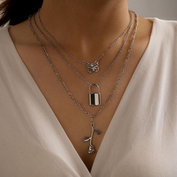pendant necklaces vintage roseflower butterfly pandent necklace for women silver color lock key adjustable choker party jewelry colla
pendant necklaces vintage roseflower butterfly pandent necklace for women silver color lock key adjustable choker party jewelry colla