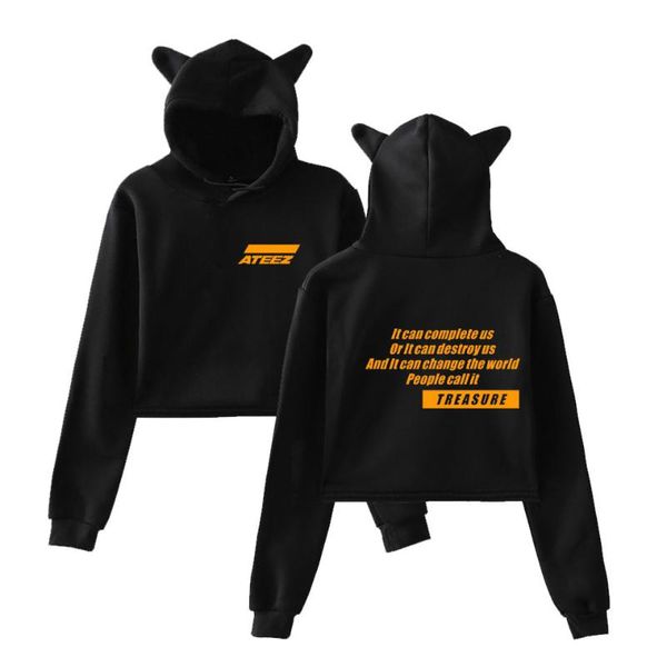 women's hoodies & sweatshirts ateez fashion cat ear women long sleeve hooded 2021 casual sexy, Black
women's hoodies & sweatshirts ateez fashion cat ear women long sleeve hooded 2021 casual sexy, Black