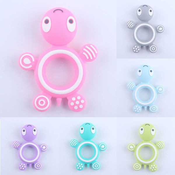 1pcs cute tortoise pattern baby teether toy cartoon multicolor teething molar food grade silicone supplies
1pcs cute tortoise pattern baby teether toy cartoon multicolor teething molar food grade silicone supplies