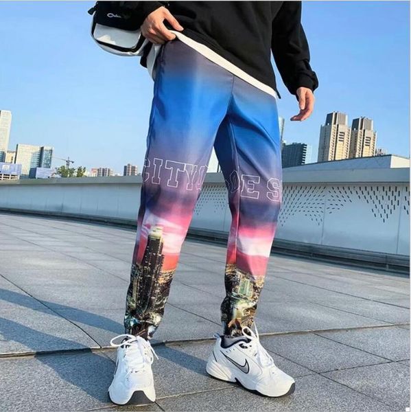 gradient jogger pants men streetwear hip hop harem loose casual sport elastic waist ankle length sweatpants trousers men's, Black
gradient jogger pants men streetwear hip hop harem loose casual sport elastic waist ankle length sweatpants trousers men's, Black