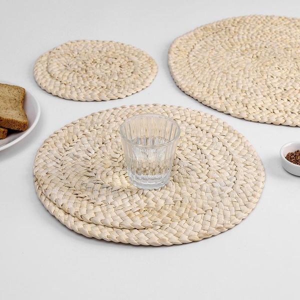 mats & pads corn fur woven placemat round rattan dining table heat insulation pot holder coffee drink tea cup mug kitchen decor
mats & pads corn fur woven placemat round rattan dining table heat insulation pot holder coffee drink tea cup mug kitchen decor