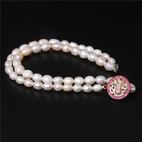 pendant necklaces micro inlay natural pearl leopard head charms rhinestone white beaded collar for women jewelry gifts, Silver
pendant necklaces micro inlay natural pearl leopard head charms rhinestone white beaded collar for women jewelry gifts, Silver