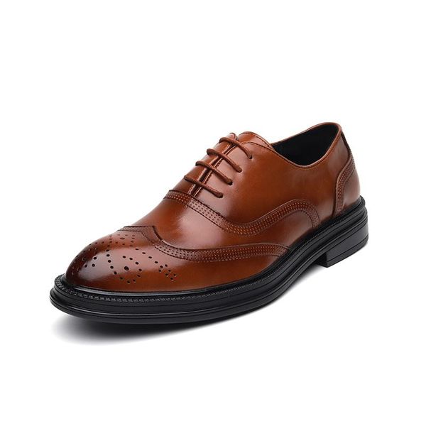 mens brown formal dress leather shoes spring autumn lace-up round toe comfort business brogue elegantes wedding groom shoe, Black
mens brown formal dress leather shoes spring autumn lace-up round toe comfort business brogue elegantes wedding groom shoe, Black