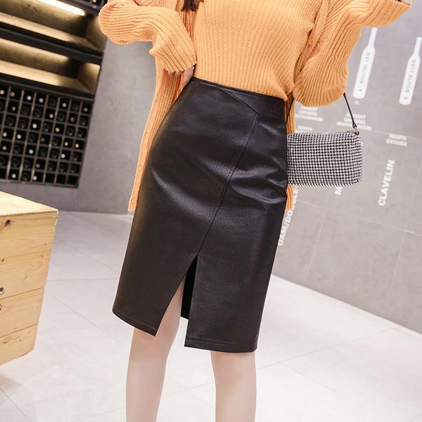 skirts high waist pu leather skirt women for spring thin split black midi femme autumn loose ladies pencil womens
skirts high waist pu leather skirt women for spring thin split black midi femme autumn loose ladies pencil womens