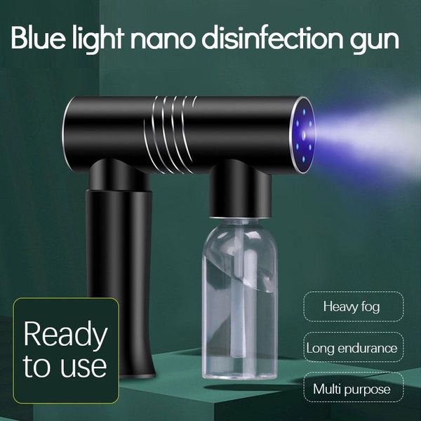 watering equipments wireless nano atomization fogger 2600ma blue light disinfection steam gun spray household sprinkler usb charging alcohol
watering equipments wireless nano atomization fogger 2600ma blue light disinfection steam gun spray household sprinkler usb charging alcohol