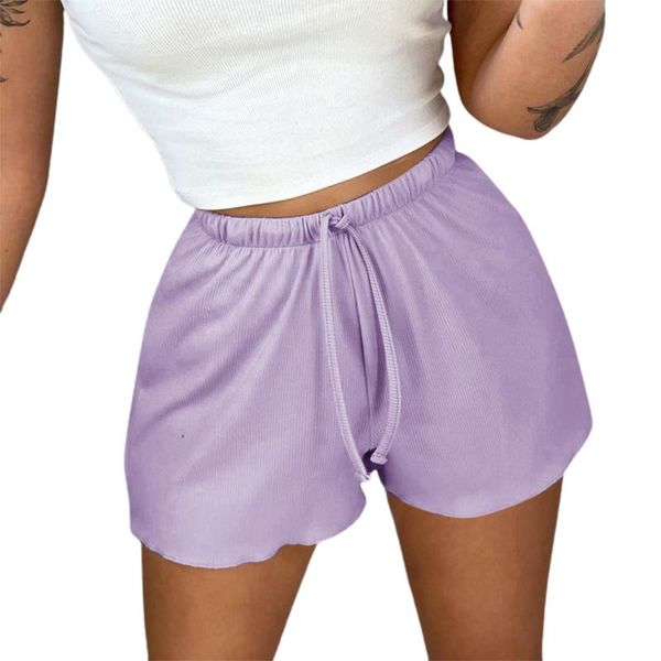 women's shorts 2021 women casual rib knit shorts, drawstring elastic waist solid color wide leg short pants, White;black
women's shorts 2021 women casual rib knit shorts, drawstring elastic waist solid color wide leg short pants, White;black