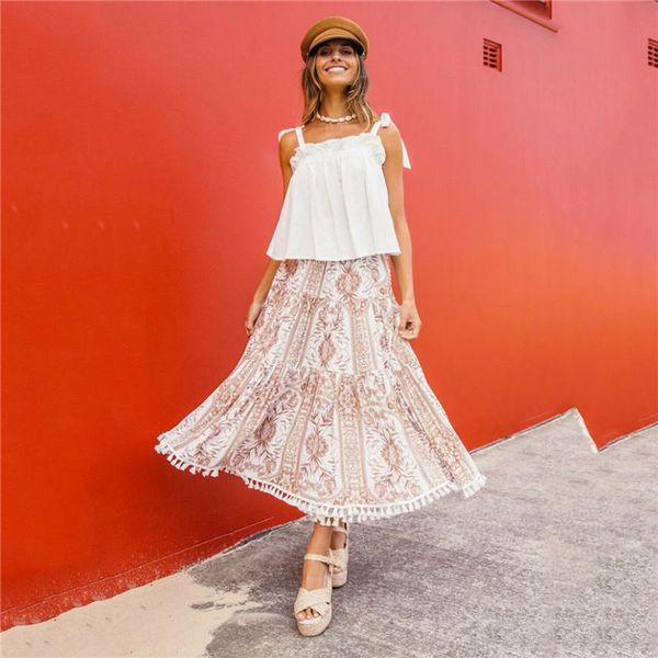 skirts boho women floral beach casual style long fashion ladies high waist tassel flower print skirt sundress irregular warps, Black
skirts boho women floral beach casual style long fashion ladies high waist tassel flower print skirt sundress irregular warps, Black