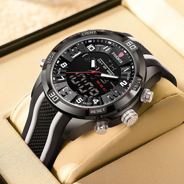 wristwatches foxbox men watch big dial sport watches mens chronograph quartz wristwatch date male clock relogio masculino, Slivery;brown
wristwatches foxbox men watch big dial sport watches mens chronograph quartz wristwatch date male clock relogio masculino, Slivery;brown