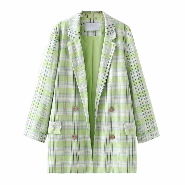 women's suits & blazers arrival vintage elegant trendy streetwear women's green plaid tweed loose double-row button casual long-sle, White;black
women's suits & blazers arrival vintage elegant trendy streetwear women's green plaid tweed loose double-row button casual long-sle, White;black