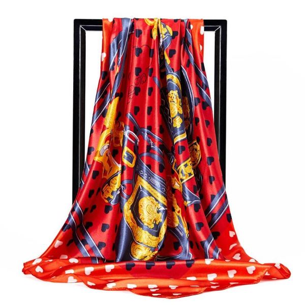 scarves fashion for women print satin silk scarf female 90x90cm square shawl bandana head large hijab scarfs ladies, Blue;gray
scarves fashion for women print satin silk scarf female 90x90cm square shawl bandana head large hijab scarfs ladies, Blue;gray
