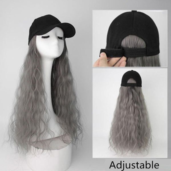 caps & hats 5 colors wig 2 in 1girl fashion women hat synthetic wave long curly baseball cool protected easy for party screen face, Yellow
caps & hats 5 colors wig 2 in 1girl fashion women hat synthetic wave long curly baseball cool protected easy for party screen face, Yellow
