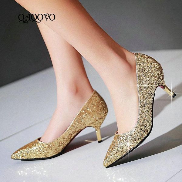 dress shoes sequined high heels female spring summer pumps thin pointed toe slip on party wedding glod silver, Black
dress shoes sequined high heels female spring summer pumps thin pointed toe slip on party wedding glod silver, Black