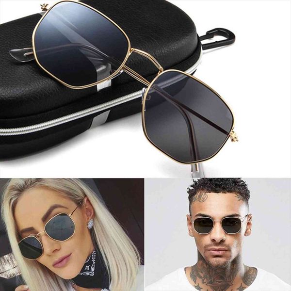 hexagon sunglasses men women retro vintage brand designer threaded metal frames mirror sun glasses uv400, White;black
hexagon sunglasses men women retro vintage brand designer threaded metal frames mirror sun glasses uv400, White;black