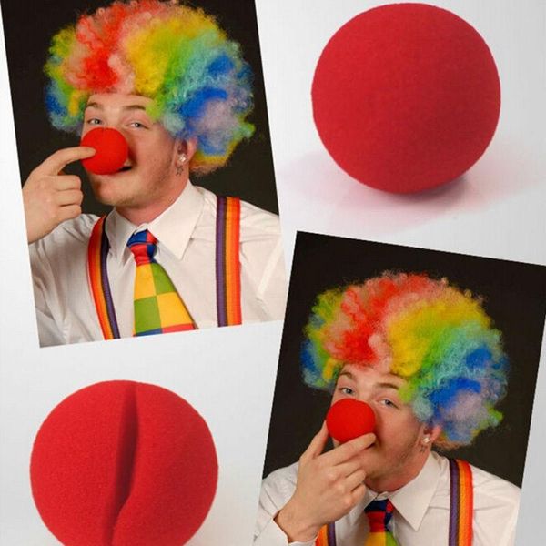 

party masks 1 pcs sponge ball red clown magic nose for halloween christmas masquerade practical jokes gag toys