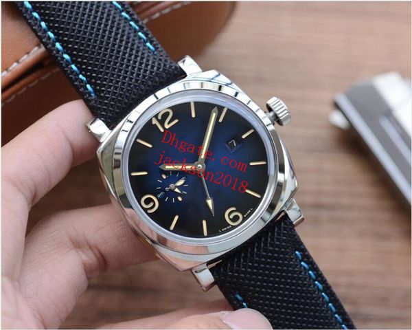 2021 radi0mir gmt luxury watch 45mm p am00687 316l steel blue leather strap automatic movement fashion men's watches wristwatches, Slivery;brown
2021 radi0mir gmt luxury watch 45mm p am00687 316l steel blue leather strap automatic movement fashion men's watches wristwatches, Slivery;brown