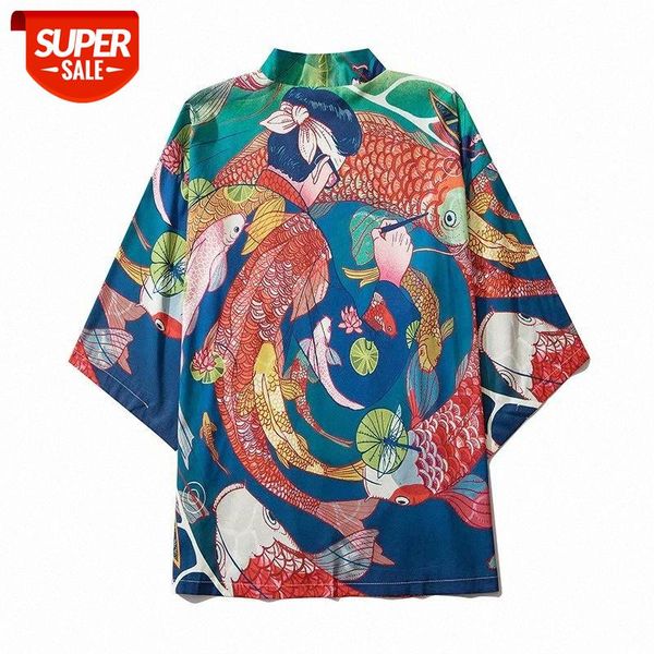 chinese style three-quarter sleeve robe shirt japanese retro cardigan kimono jacket men and women sun protection thin #do6s, White;black
chinese style three-quarter sleeve robe shirt japanese retro cardigan kimono jacket men and women sun protection thin #do6s, White;black