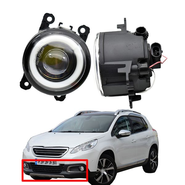 fog light headlight pair led lens lamp styling angel eye with for peugeot 2008 2013-2018
fog light headlight pair led lens lamp styling angel eye with for peugeot 2008 2013-2018