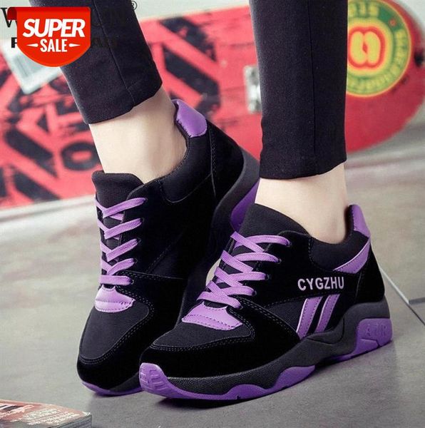 2020 spring black platform sneakers suede women shoes thick sole fashion breathable lace up casual woman trainers autumn #6g3q
2020 spring black platform sneakers suede women shoes thick sole fashion breathable lace up casual woman trainers autumn #6g3q