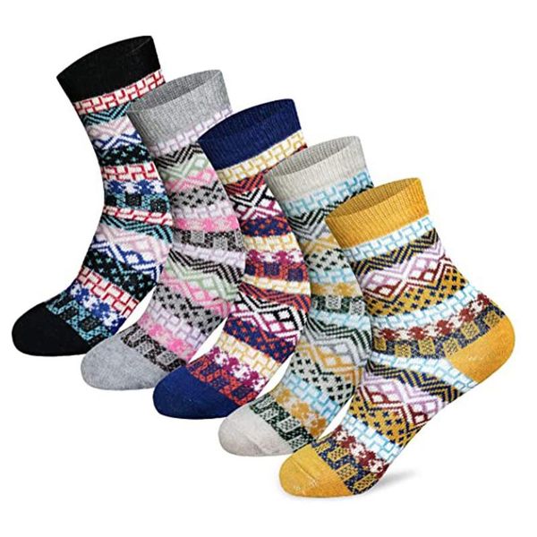 pairs women men casual breathable winter warm thick wool vintage knit soft socks ski fitness sport dance massager sports, Black
pairs women men casual breathable winter warm thick wool vintage knit soft socks ski fitness sport dance massager sports, Black