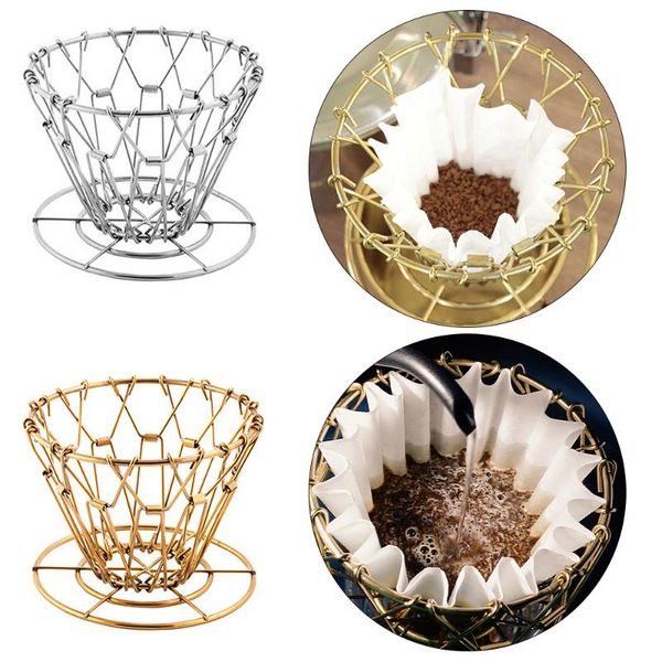 coffee filters stainless steel filter reusable collapsible dripper paper holder folding stand hand making supplies
coffee filters stainless steel filter reusable collapsible dripper paper holder folding stand hand making supplies