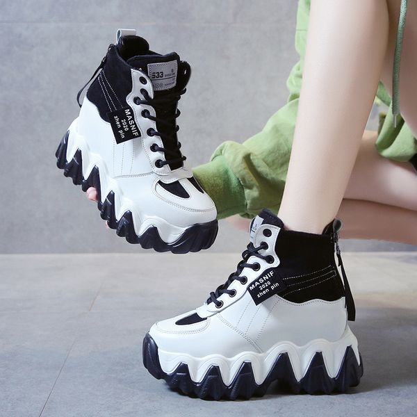 new punk boots women leather platform chunky sneakers autumn 9cm wedge heels ankle boots woman winter fur warm motorcycle boots
new punk boots women leather platform chunky sneakers autumn 9cm wedge heels ankle boots woman winter fur warm motorcycle boots